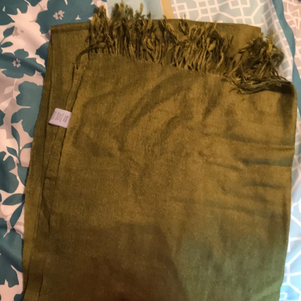 Olive green scarf